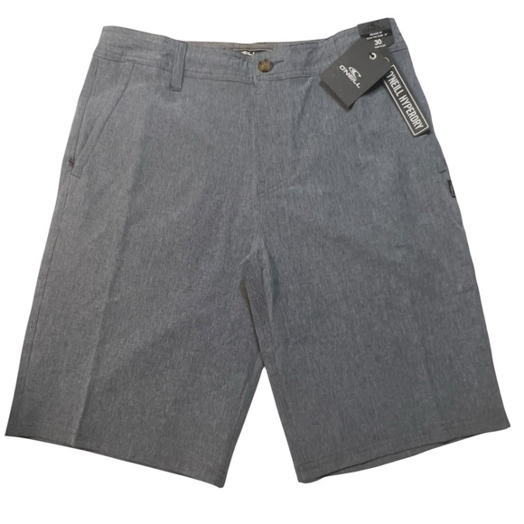 O'Neill Reserve Heather Grey Hybrid Hyper-dry Stretch Land/Water Short Size 30‎ - Picture 1 of 9